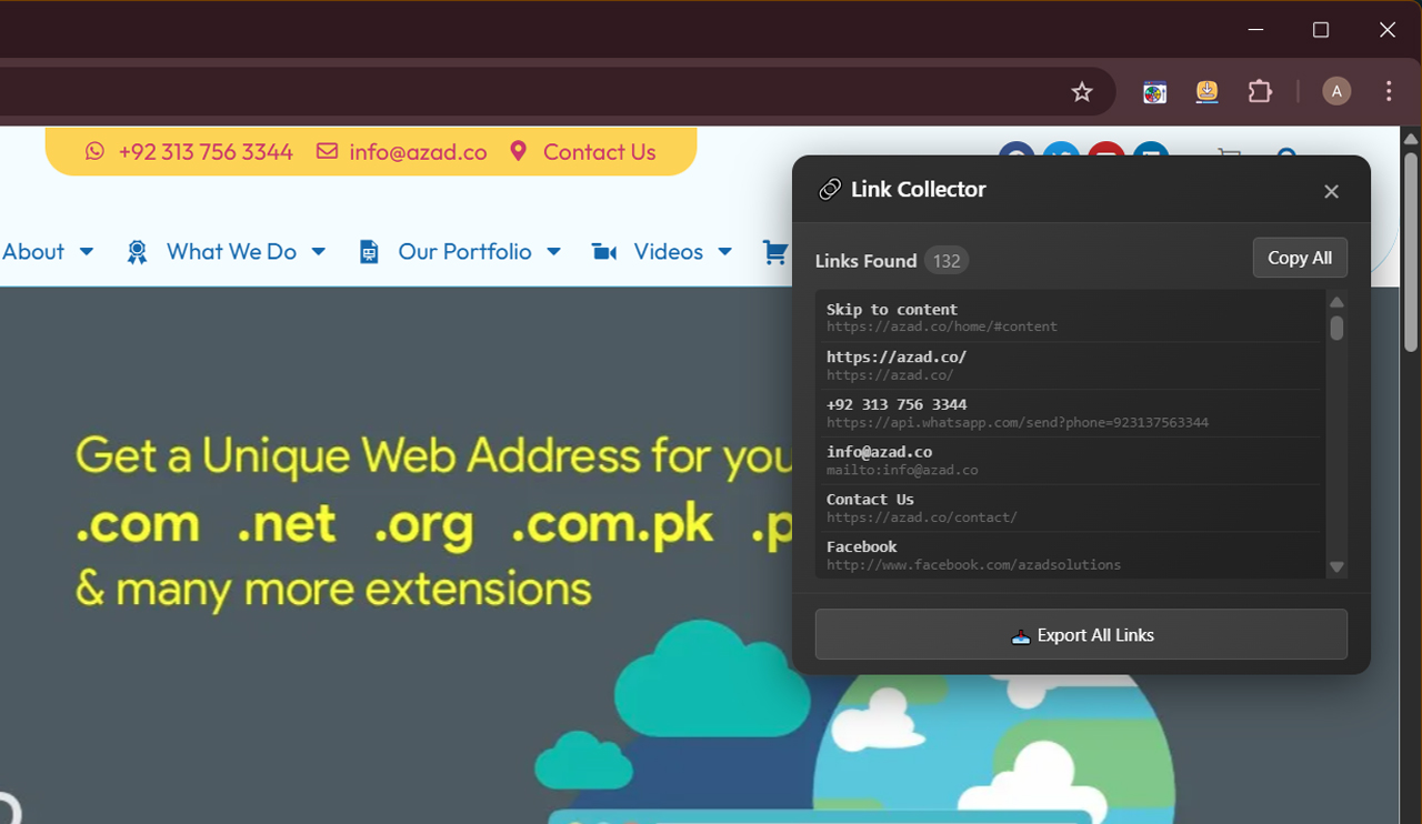 Link Collector Feature